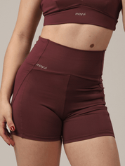 SHORT STRAPPY BURGUNDY