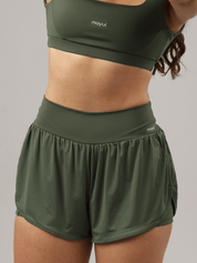 SHORT FRESH RUN VERDE MILITAR