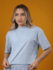 CROPPED FRESH OVERSIZED  FROZEN