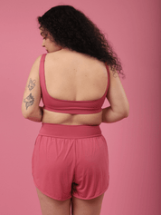 TOP CUT ROSA VINTAGE