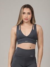 TOP STRAPPY  CINZA