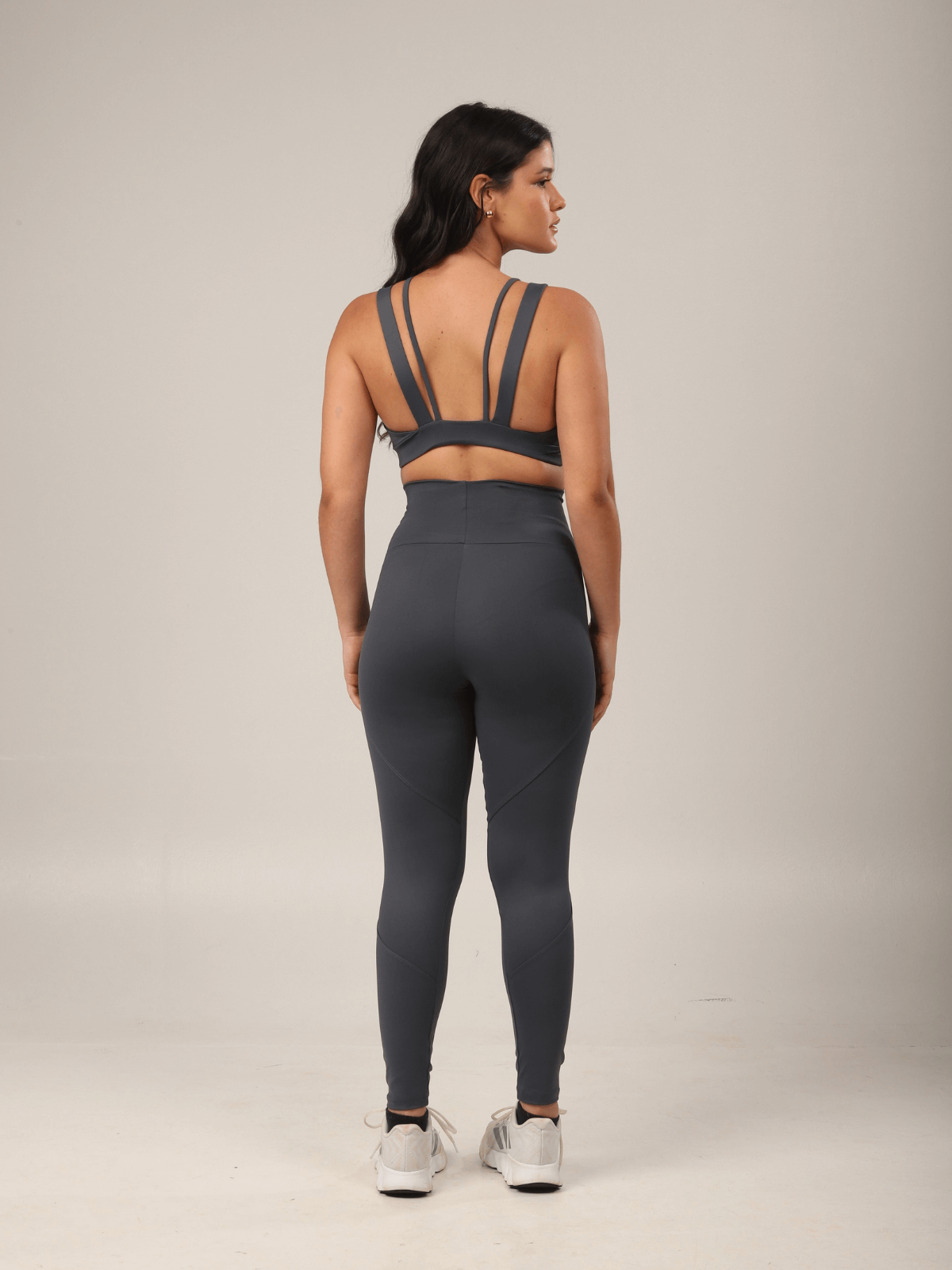 LEGGING STRAPPY CINZA