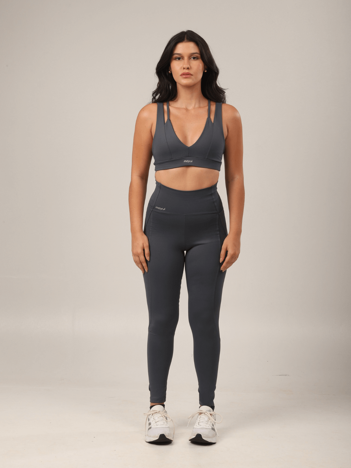 LEGGING STRAPPY CINZA