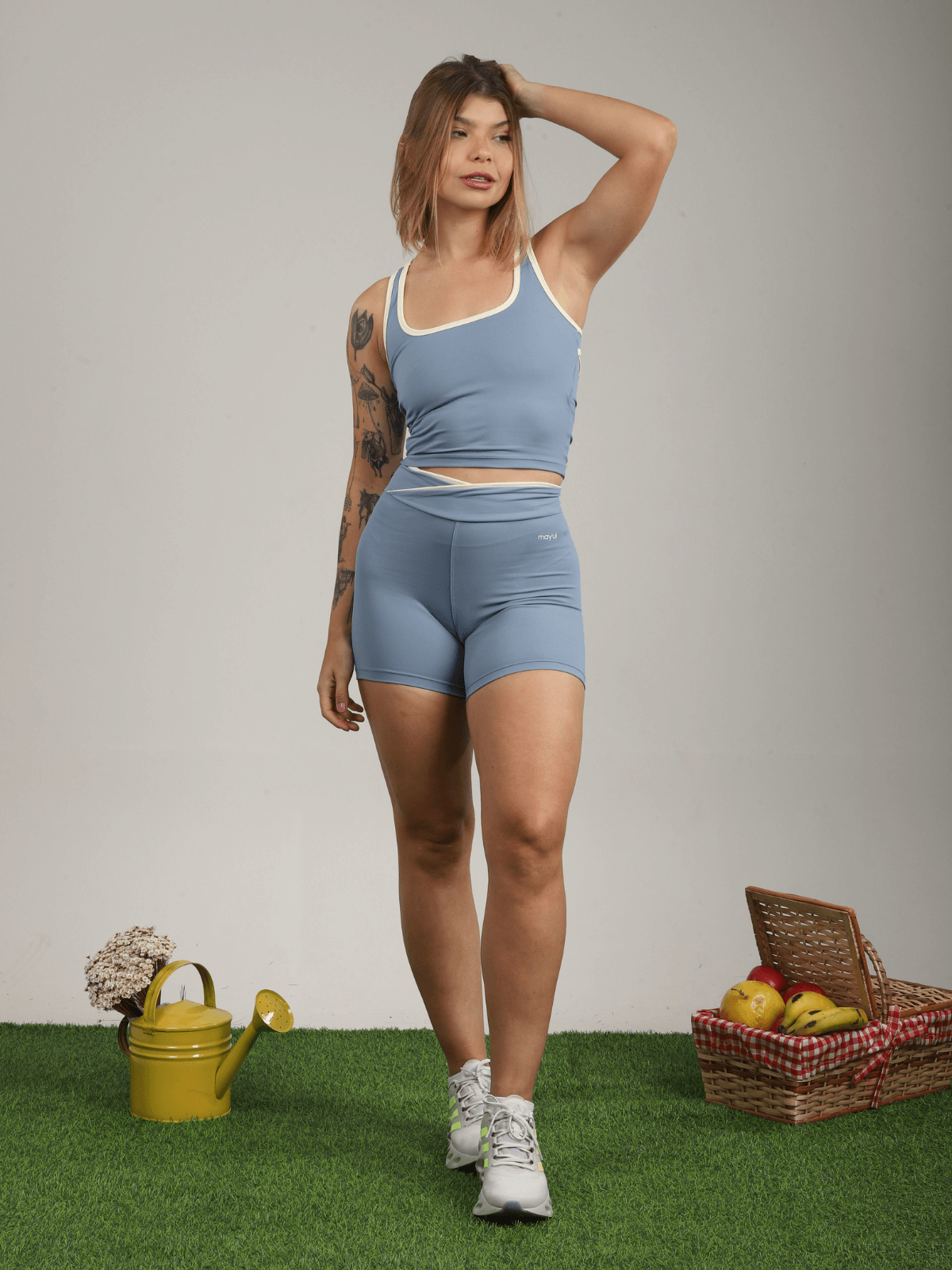 SHORT GROOVE AZUL LAGUNA