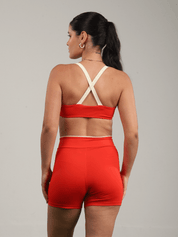 SHORT GROOVE VERMELHO BLOOM