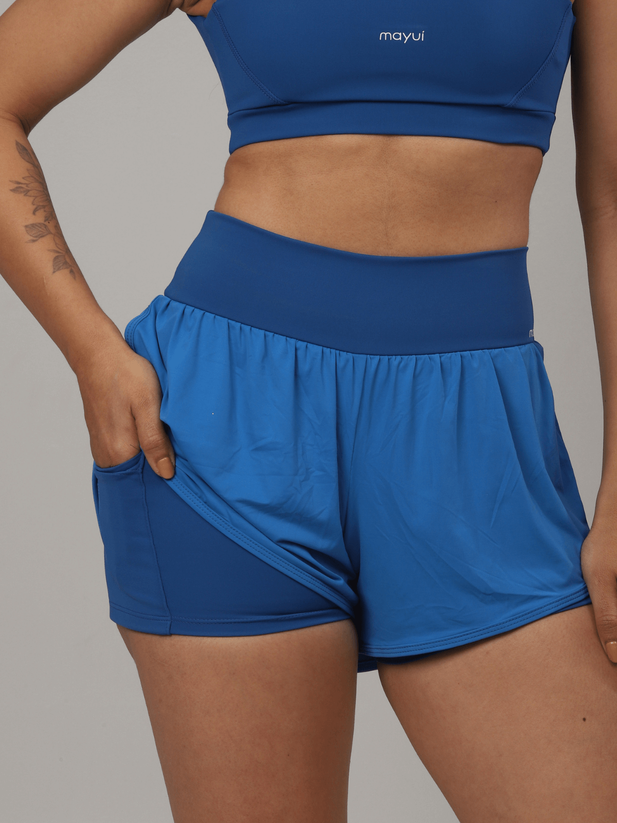 SHORT FRESH RUN AZUL ROYAL