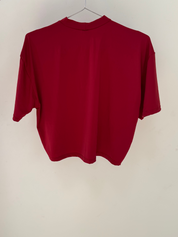 CROPPED FRESH OVERSIZED RED CHERRY