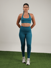 LEGGING ACTION VERDE FLORA