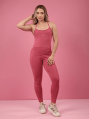 MACACÃO ELEVATE ROSA VINTAGE