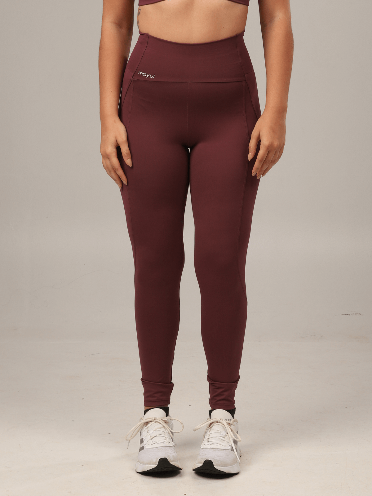 LEGGING STRAPPY BURGUNDY