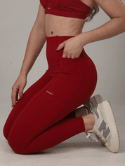 LEGGING FLEX RED CHERRY