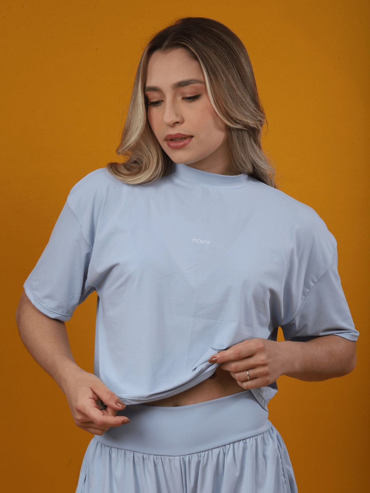 CROPPED FRESH OVERSIZED  FROZEN