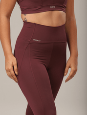 LEGGING STRAPPY BURGUNDY