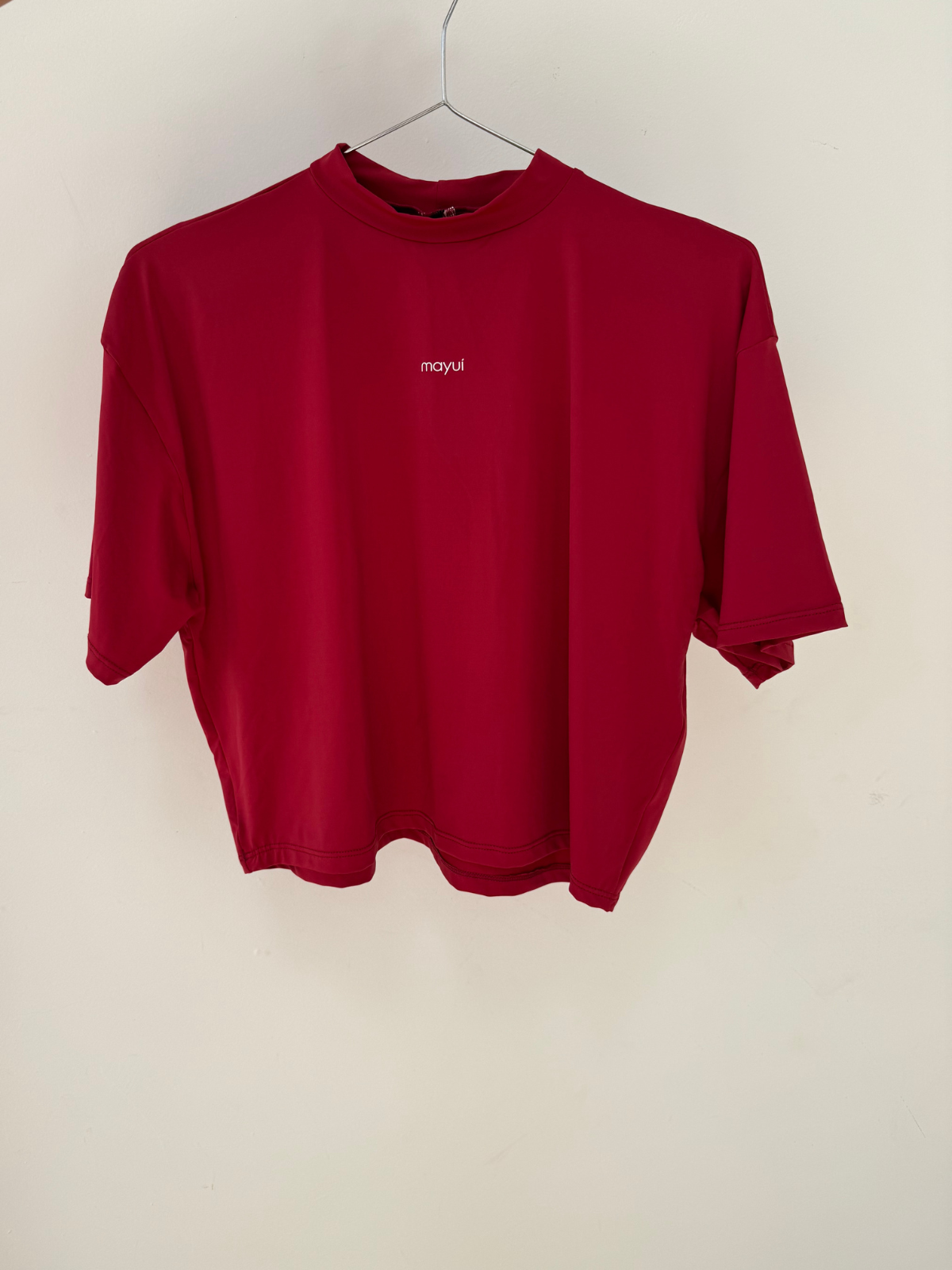 CROPPED FRESH OVERSIZED RED CHERRY