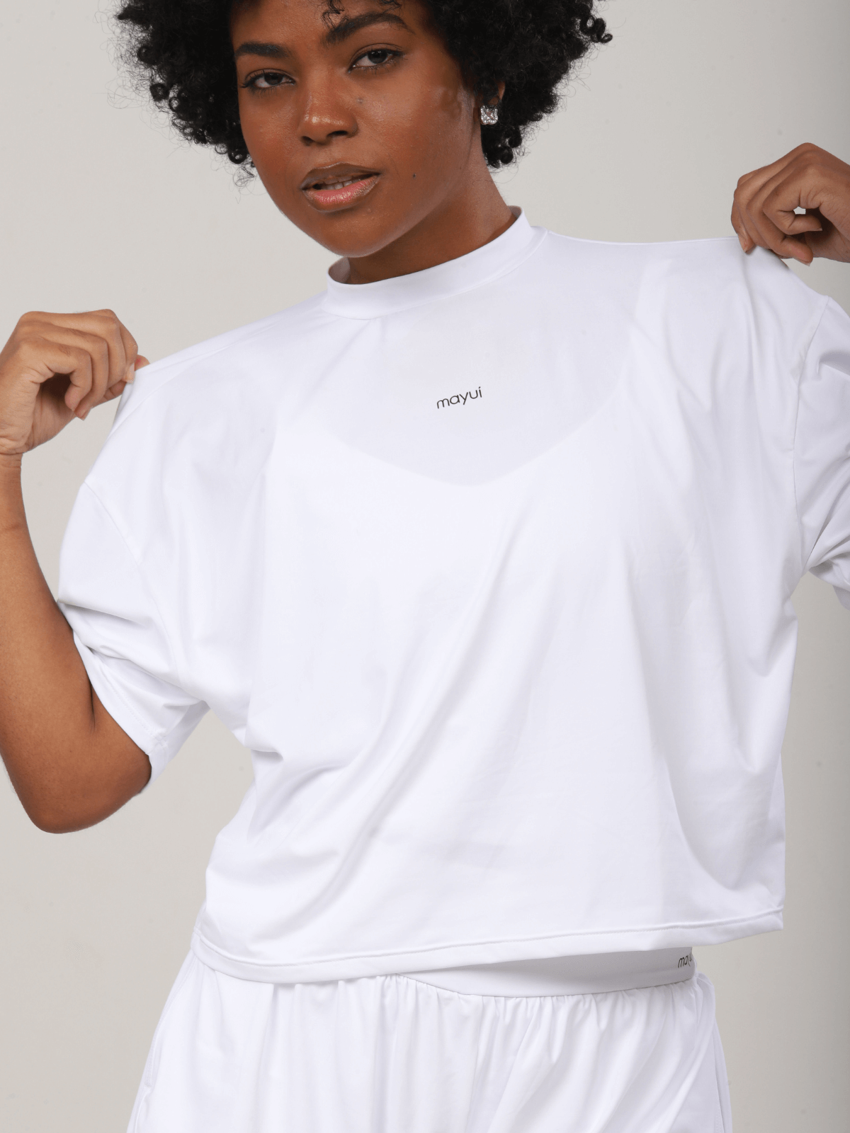 CROPPED FRESH OVERSIZED BRANCO