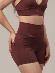 SHORT STRAPPY BURGUNDY