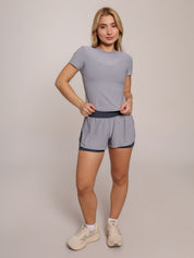 BABY TEE LIGHT GRAY