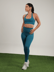 LEGGING ACTION VERDE FLORA