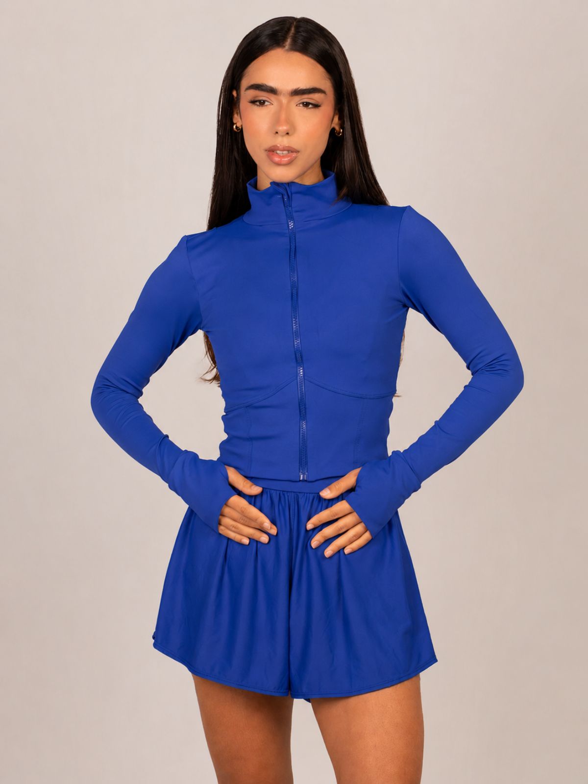 JAQUETA CORSET AZUL INTENSO