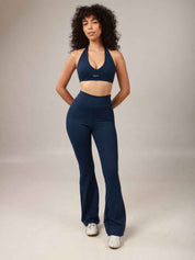 TOP HALTER AZUL NAVY