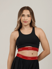 TOP  ATHLETIC PRETO COM VERMELHO VELVET