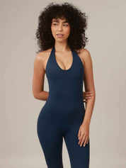 MACACÃO FLARE MUSE AZUL NAVY