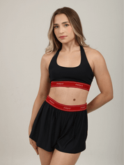 TOP NEW SINGLE PRETO COM VERMELHO VELVET