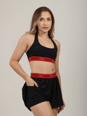 TOP NEW SINGLE PRETO COM VERMELHO VELVET