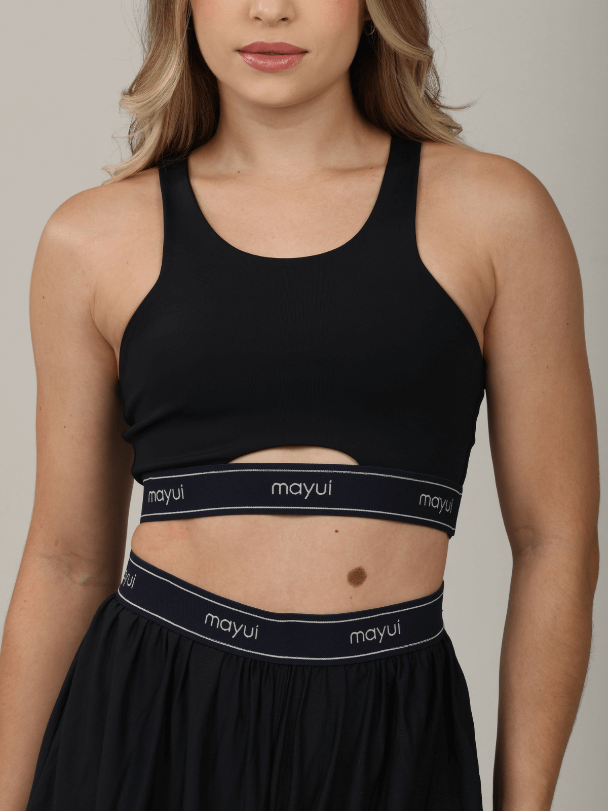 TOP  ATHLETIC PRETO COM AZUL NAVY