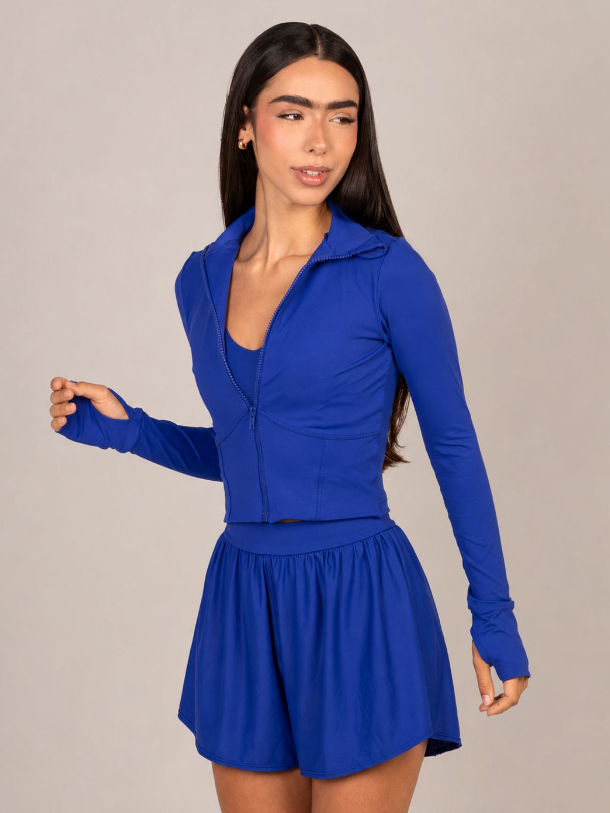JAQUETA CORSET AZUL INTENSO