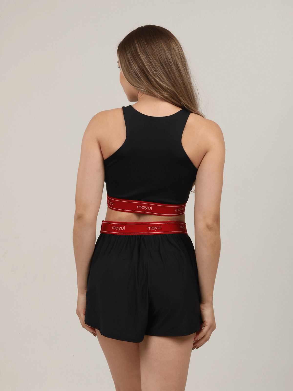 TOP  ATHLETIC PRETO COM VERMELHO VELVET