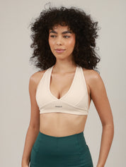 TOP HALTER OFF-WHITE