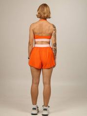 SHORT AIR ORANGE COM ROSA BUBBLE