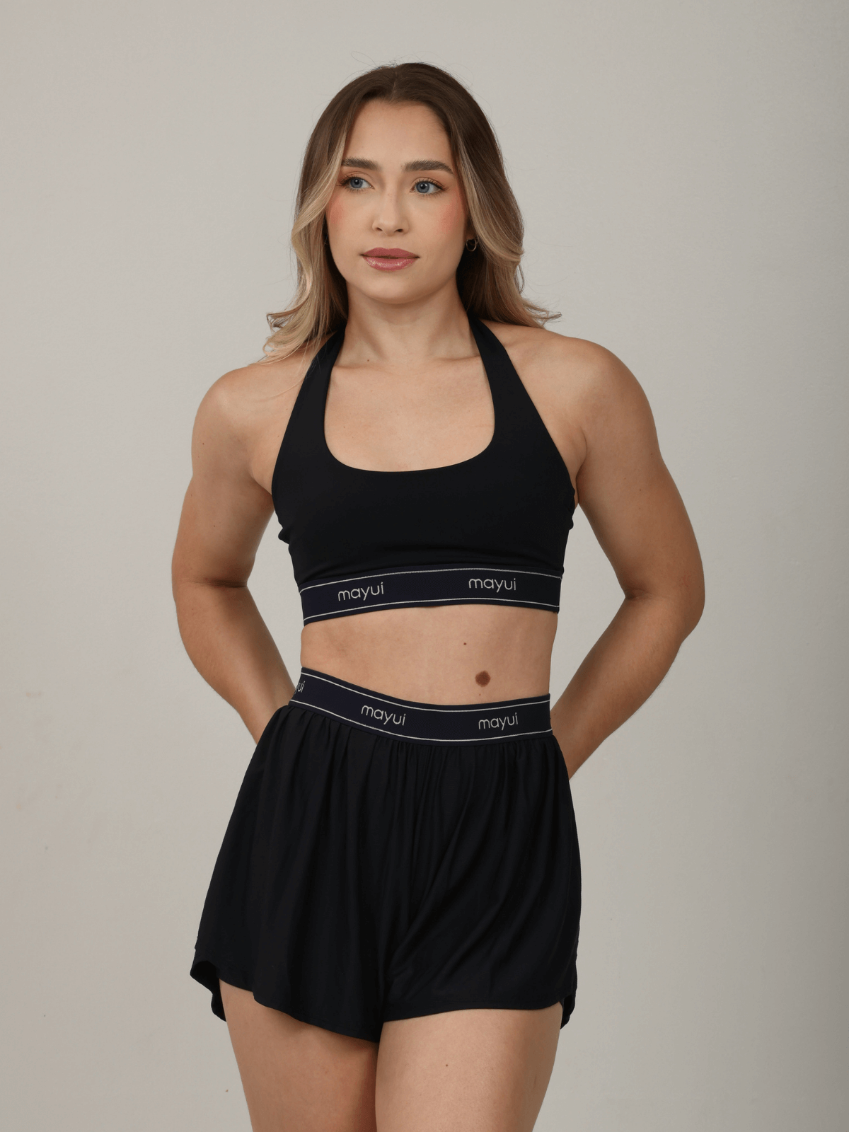 TOP NEW SINGLE PRETO COM AZUL NAVY