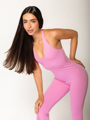 MACACÃO FLARE MUSE ROSA BUBBLE