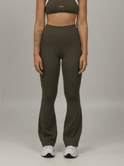 LEGGING FLARE VERDE CROCO