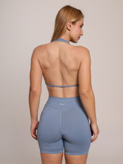 TOP HALTER DENIM