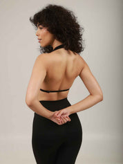TOP HALTER PRETO