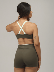 SHORT GROOVE VERDE CROCO