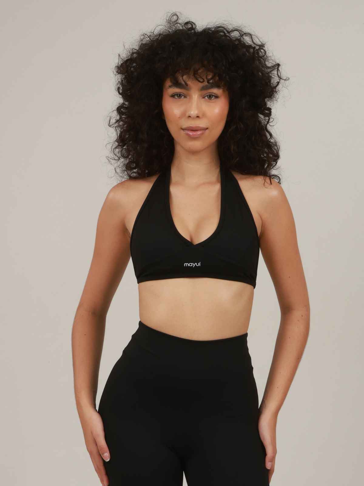 TOP HALTER PRETO