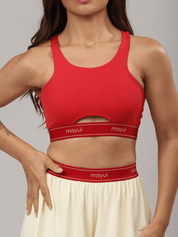 TOP  ATHLETIC VERMELHO VELVET