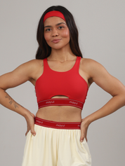 TOP  ATHLETIC VERMELHO VELVET