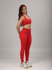 LEGGING ATHLETIC VERMELHO VELVET