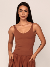 REGATA TANK MOCHA