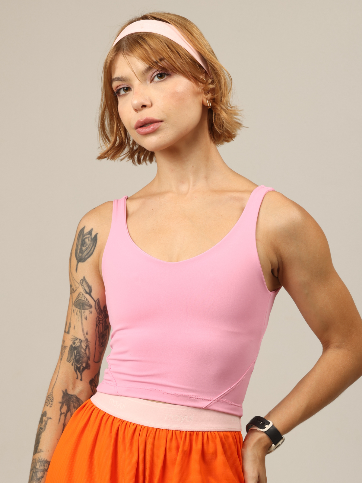 REGATA TANK ROSA BUBBLE
