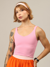 REGATA TANK ROSA BUBBLE