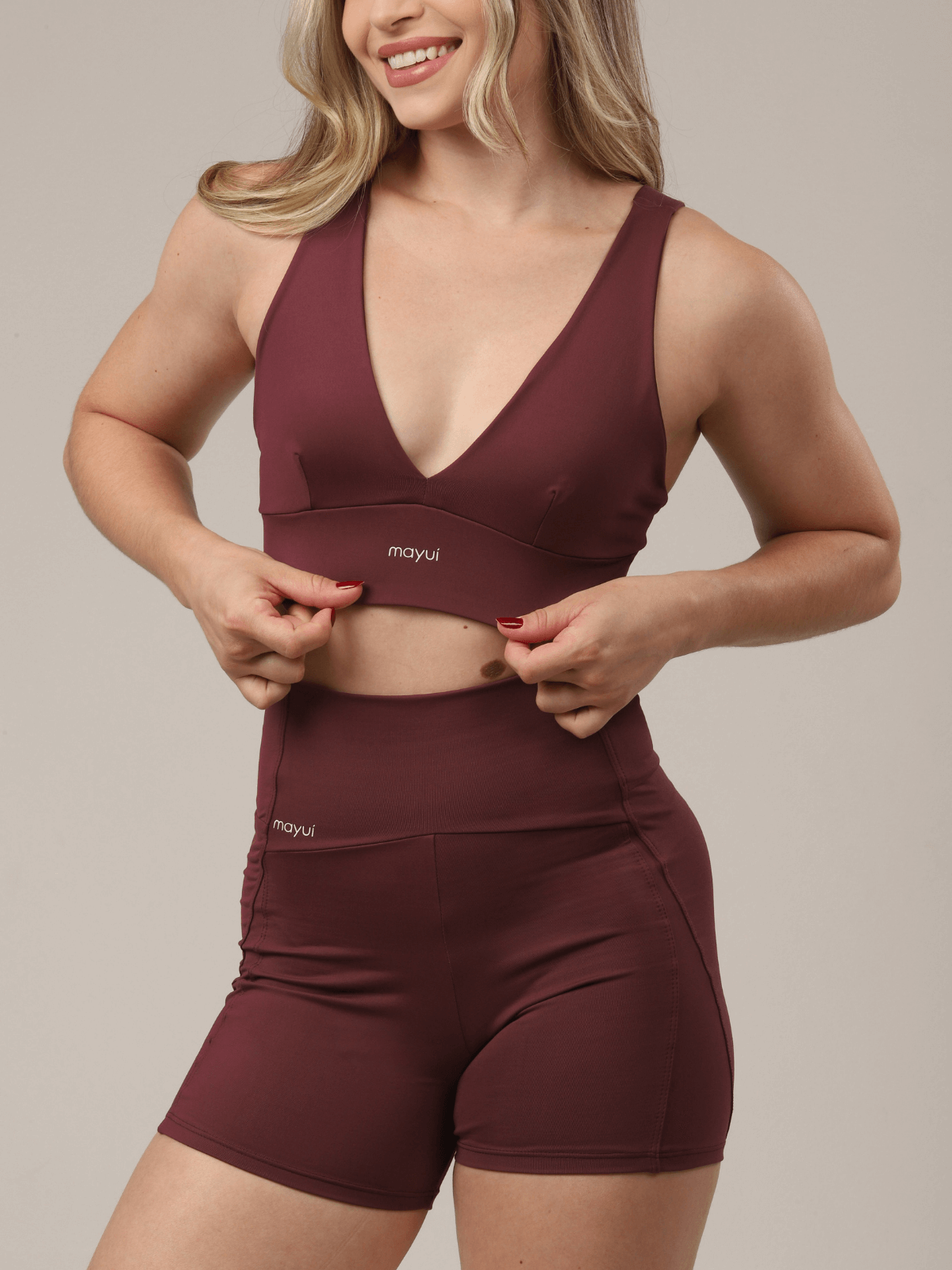 TOP HYPE BURGUNDY
