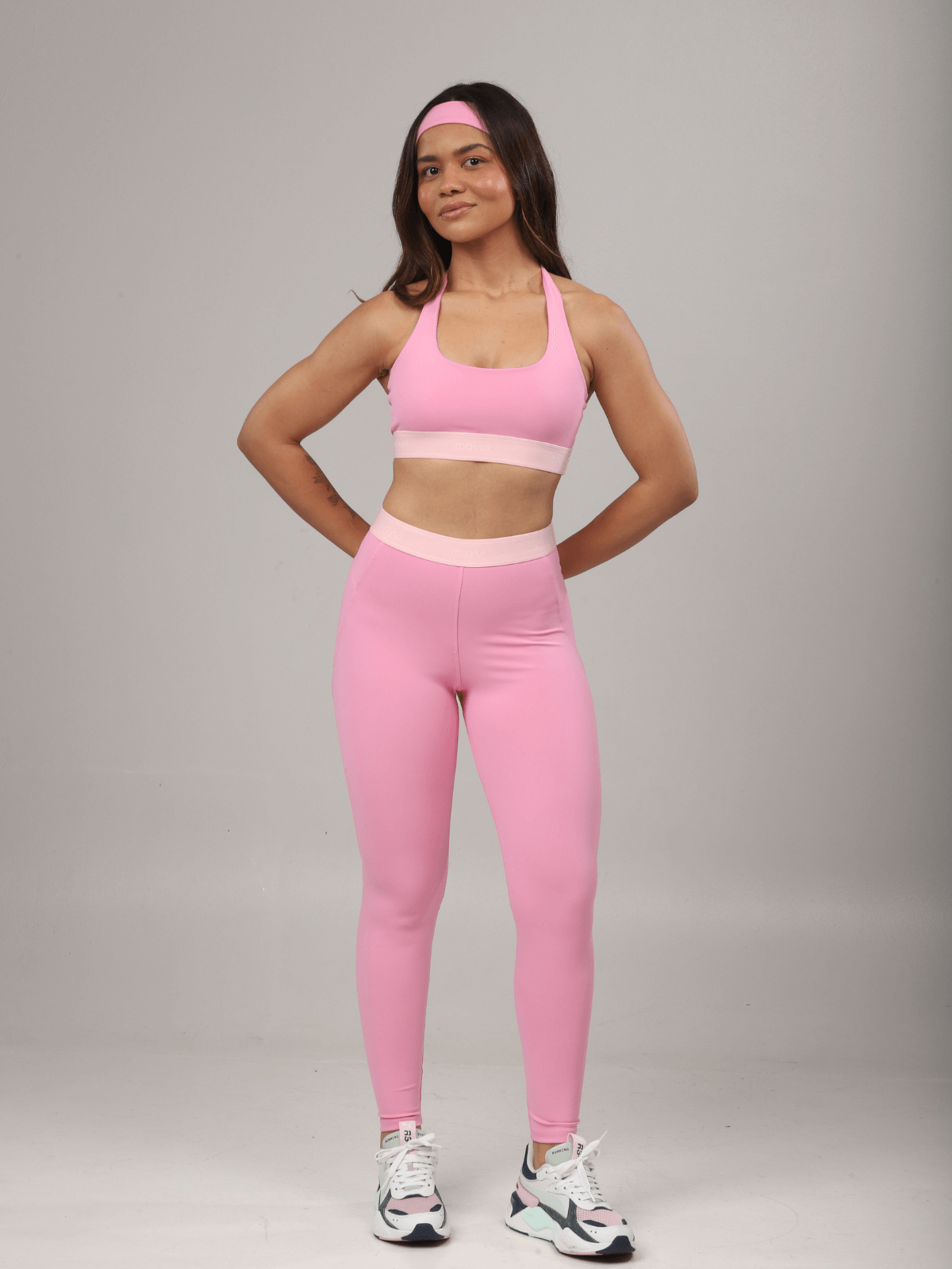 LEGGING ATHLETIC ROSA BUBBLE