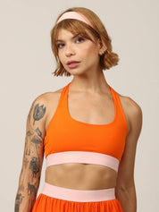 TOP NEW ORANGE COM ROSA BUBBLE