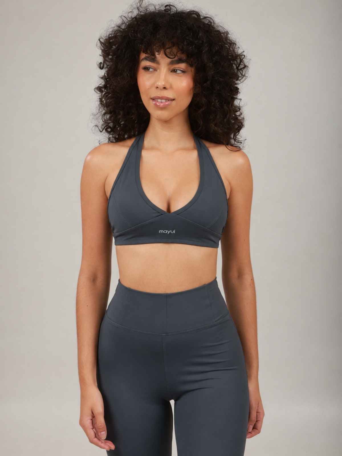 TOP HALTER GRAFITE